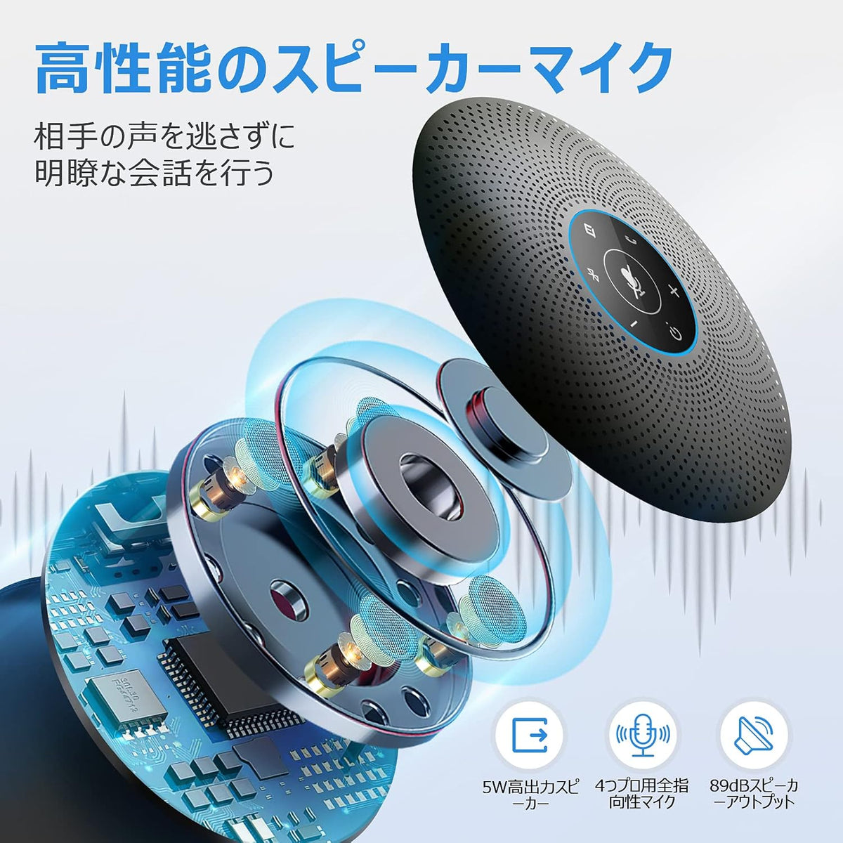 EMEET M2 Max 会議用マイクスピーカーのレンタル